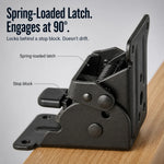 Folding Bracket Self-Locking 500 Lb Capacity Per Pair