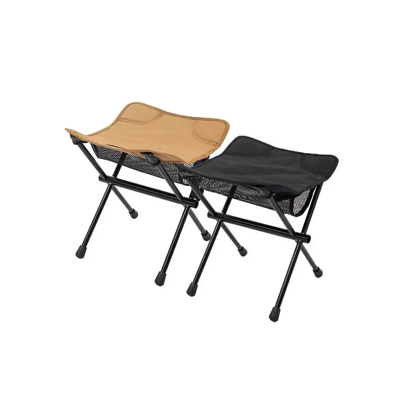 Folding Camping Stool Lightweight Aluminum Compact Design