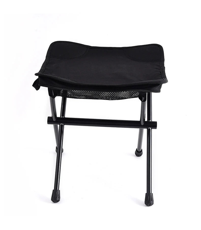 Folding Camping Stool Lightweight Aluminum Compact Design