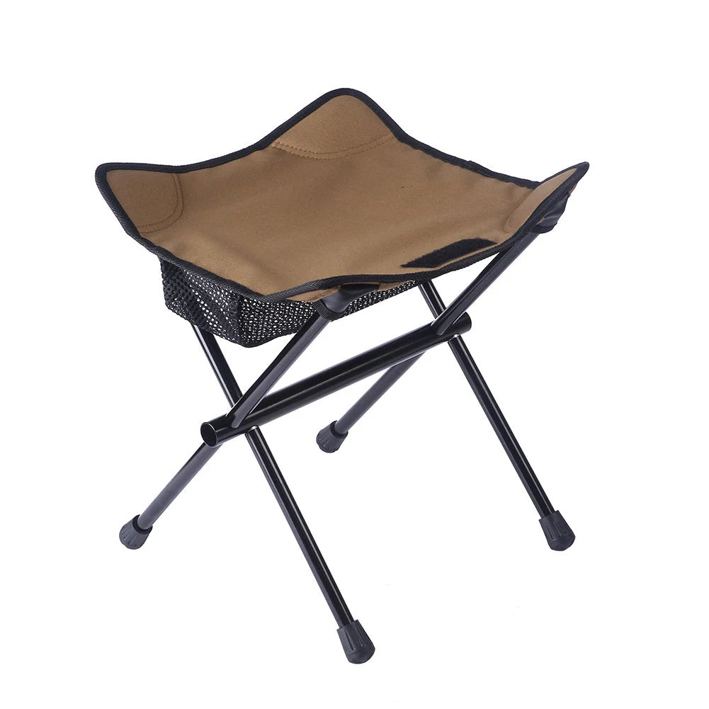 Folding Camping Stool Lightweight Aluminum Compact Design