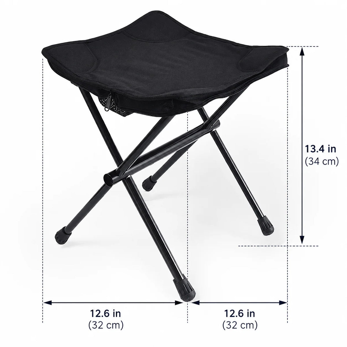 Folding Camping Stool Lightweight Aluminum Compact Design