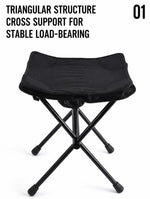 Folding Camping Stool Lightweight Aluminum Compact Design