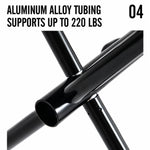 Folding Camping Stool Lightweight Aluminum Compact Design