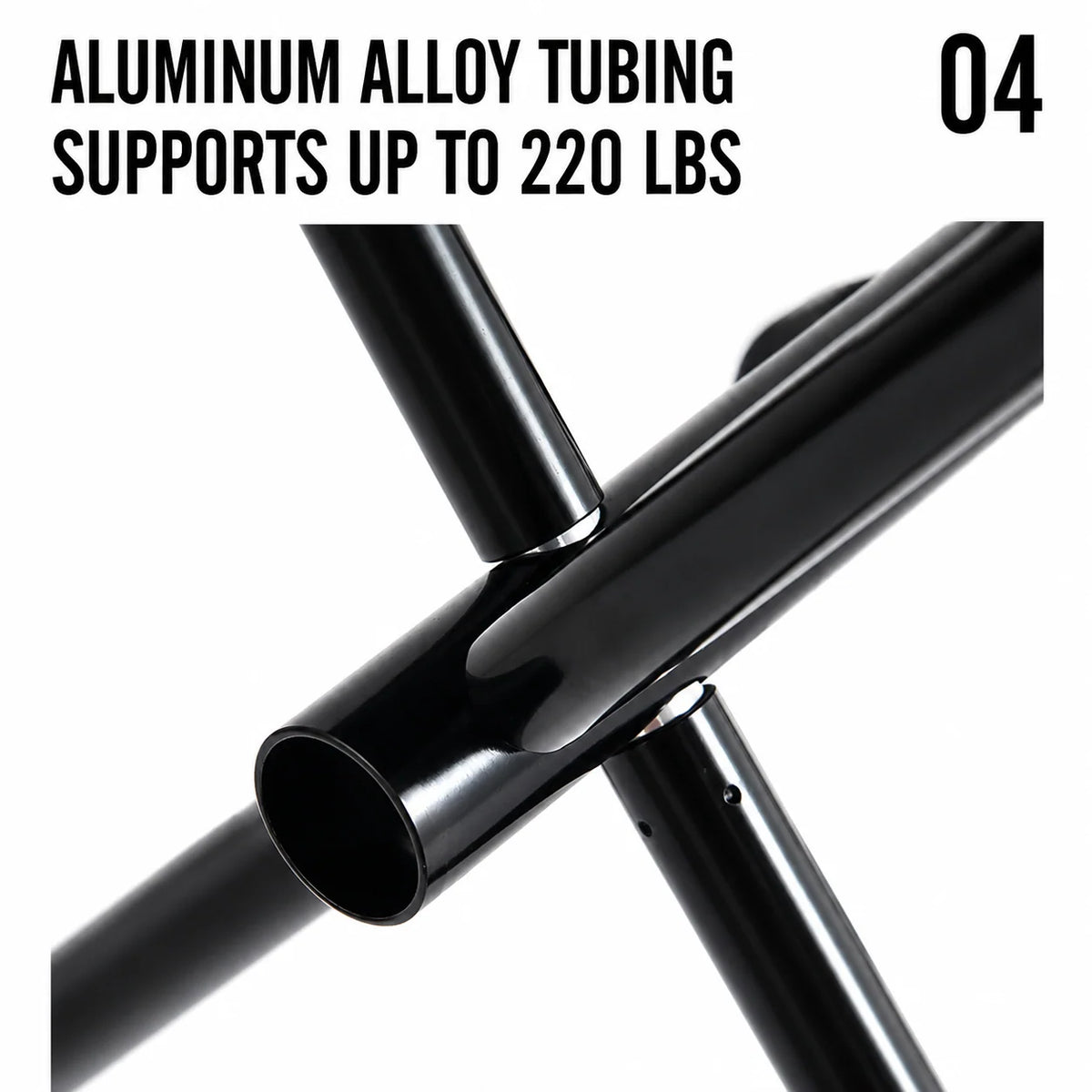 Folding Camping Stool Lightweight Aluminum Compact Design
