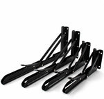 Folding Shelf Brackets Stainless Steel Set of 2