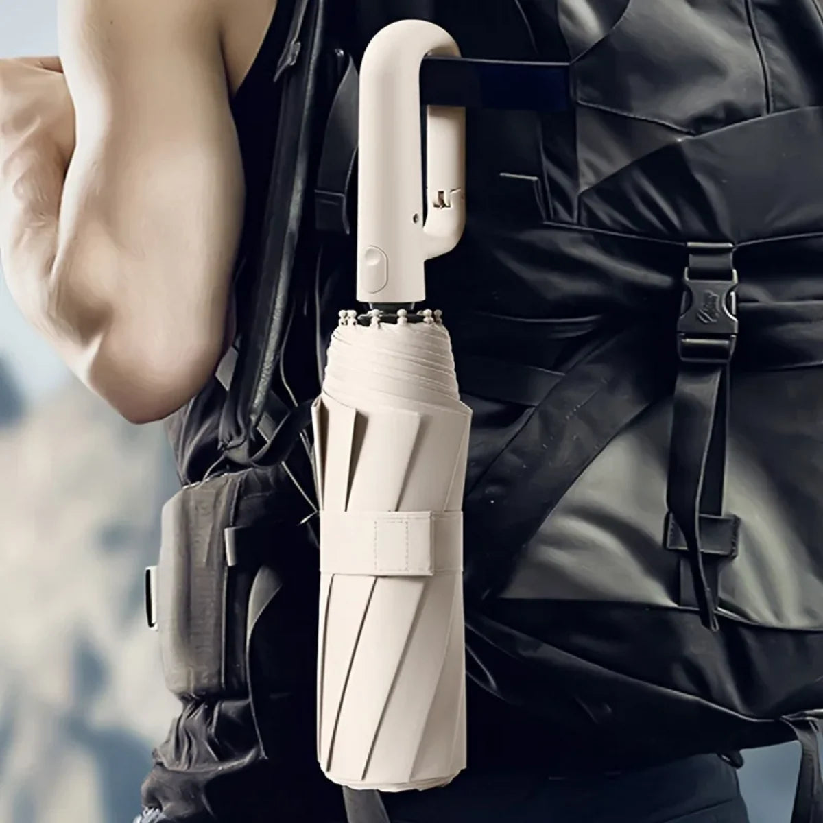 Folding Umbrella Reverse Folding Wind-Resistant 10-Rib