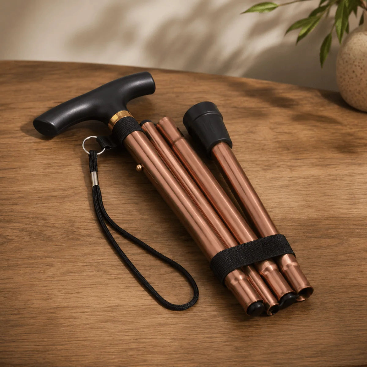 Folding Walking Cane Lightweight Aluminium Ergonomic Non-Slip Handle