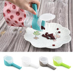 Food Bag Clip Airtight Seal Built-In Pour Spout Reusable