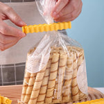 Food Bag Clips Reusable With Magnetic Holder