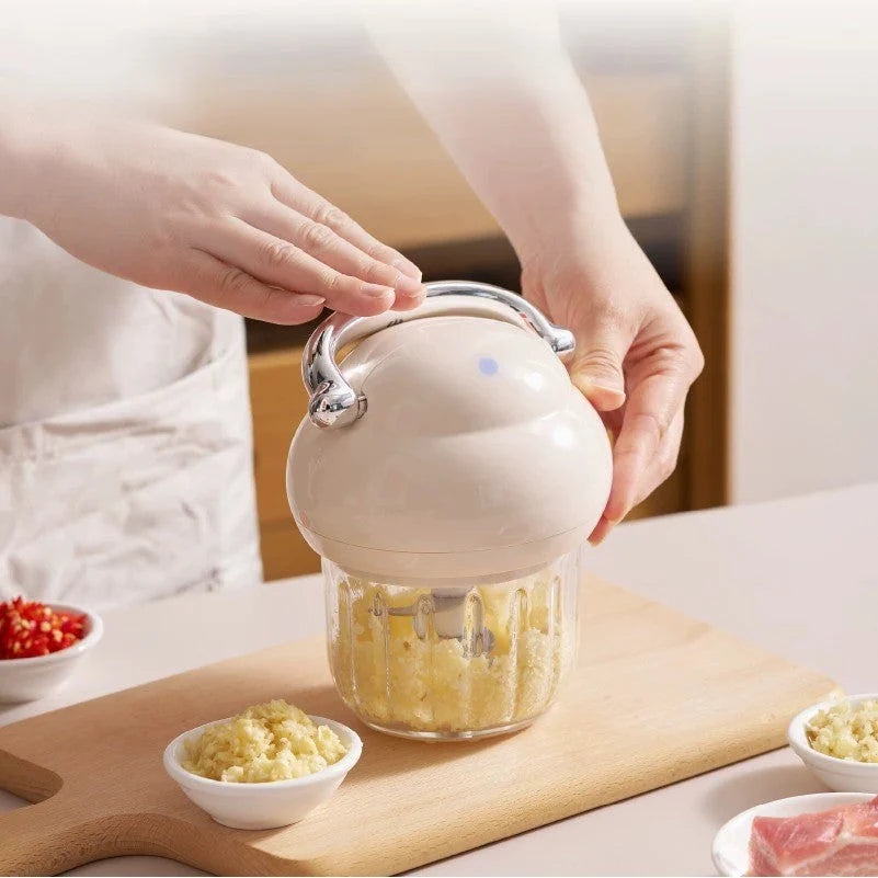 Food Chopper Cordless One-Touch Compact Design