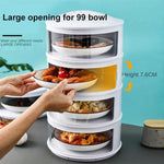 Food Cover Stackable Multi-Layer Sliding Doors