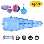 Food Covers Stretch-Fit Reusable Silicone Set of 6