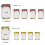 Food Storage Bags Reusable PE Plastic Zip-Top