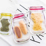 Food Storage Bags Reusable PE Plastic Zip-Top
