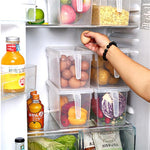Food Storage Container Clear BPA-Free With Lid and Handle