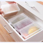 Food Storage Container Clear BPA-Free With Lid and Handle