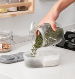 Food Storage Container Double Compartment Sealed Design PP Construction