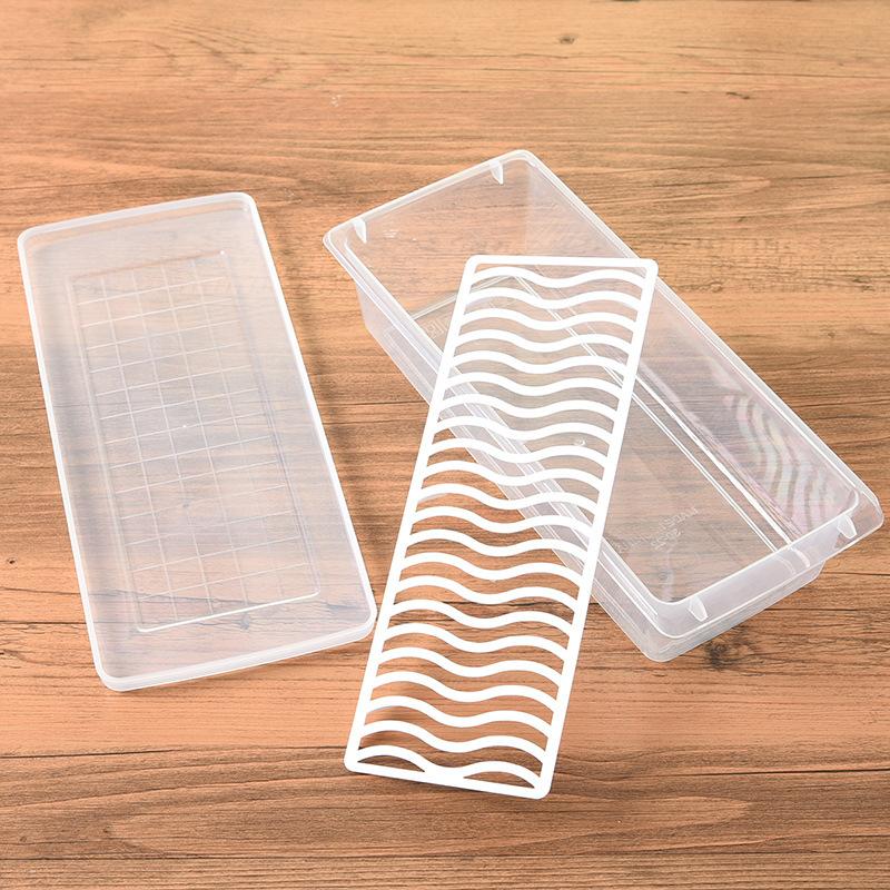 Food Storage Container Stackable BPA-Free with Extendable Drainage Tray