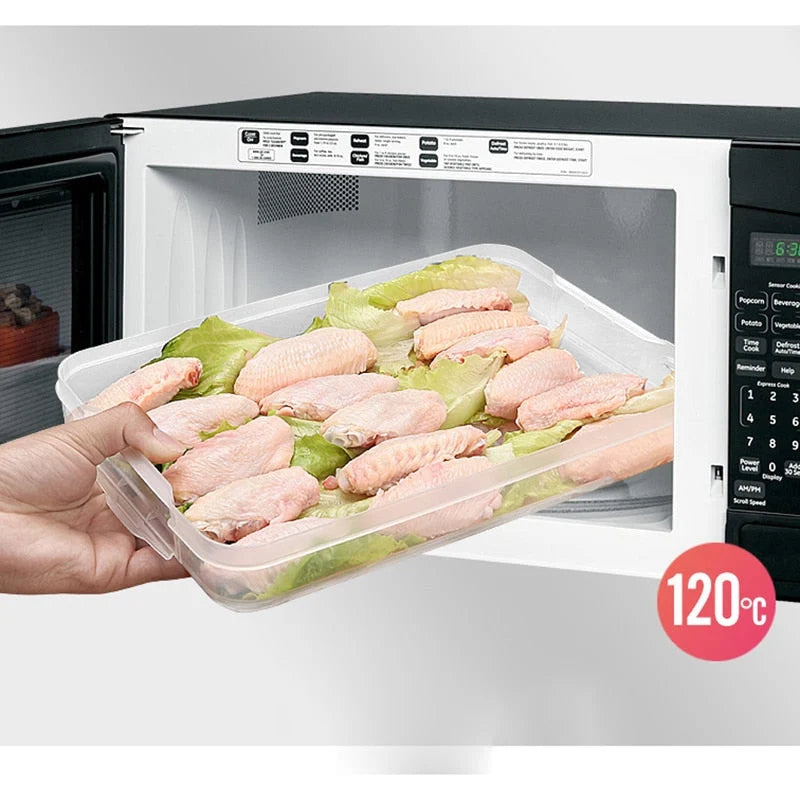 Food Storage Container Stackable Transparent Sealing Lid