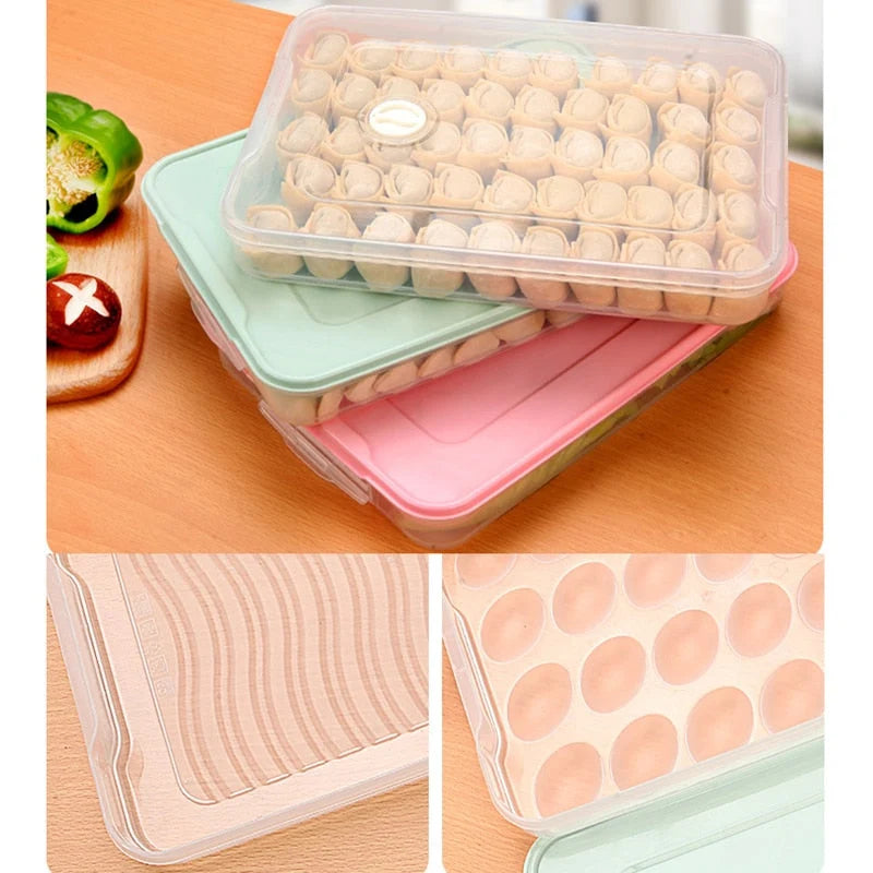 Food Storage Container Stackable Transparent Sealing Lid