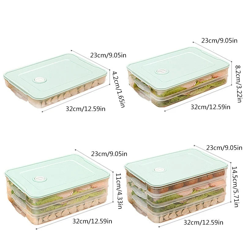 Food Storage Container Stackable Transparent Sealing Lid
