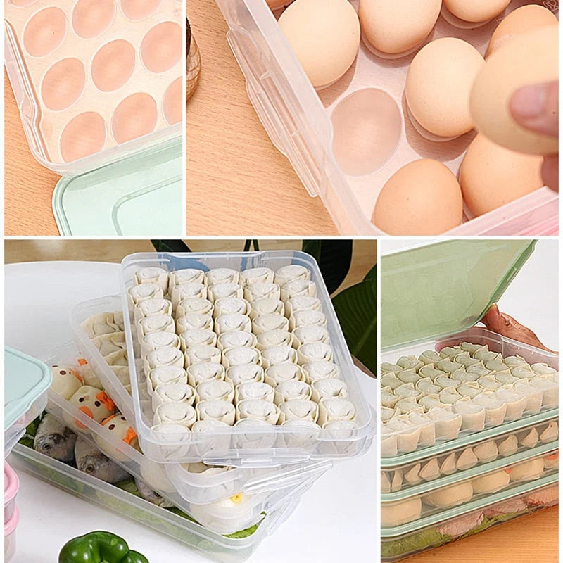 Food Storage Container Stackable Transparent Sealing Lid