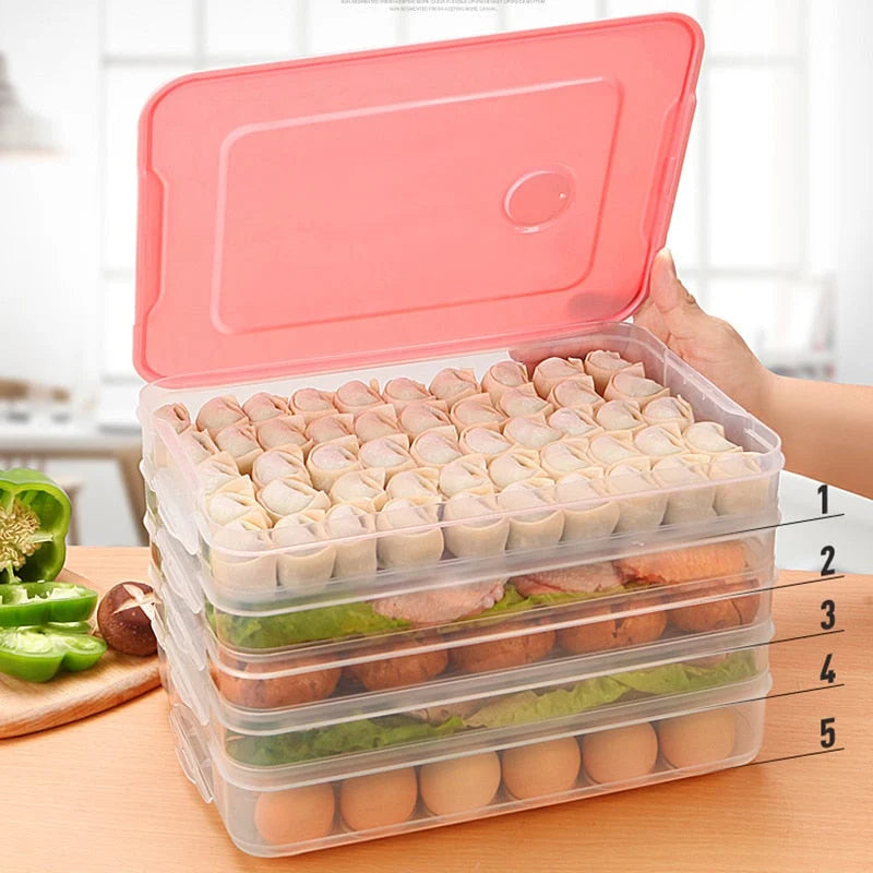 Food Storage Container Stackable Transparent Sealing Lid
