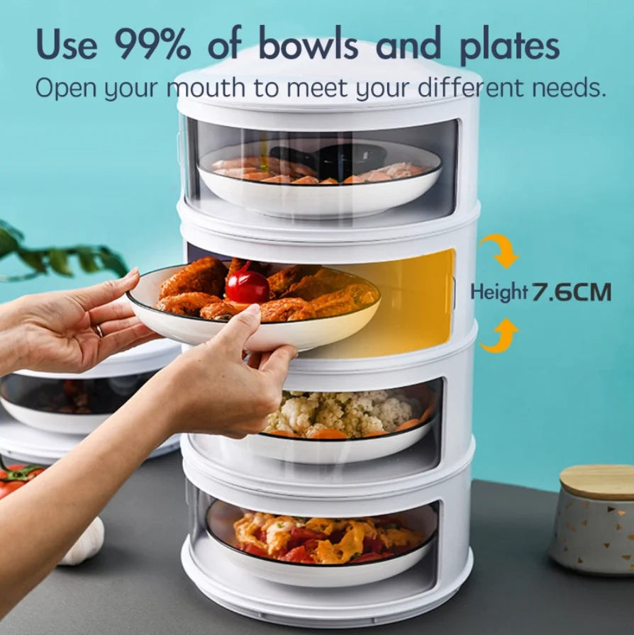 Food Storage Container Stackable With Dustproof Lid
