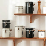 Food Storage Container Stainless Steel Airtight Freshness Seal Spoon Included
