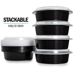 Food Storage Containers Airtight Stackable BPA-Free Plastic