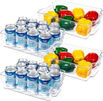Food Storage Containers Transparent BPA-Free Set of 4