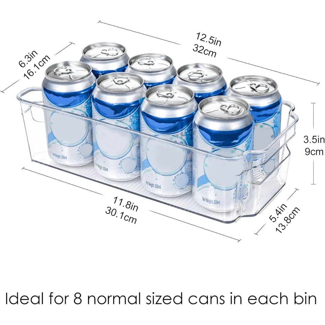 Food Storage Containers Transparent BPA-Free Set of 4