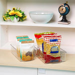 Food Storage Containers Transparent BPA-Free Set of 4
