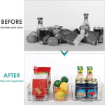 Food Storage Containers Transparent BPA-Free Set of 4