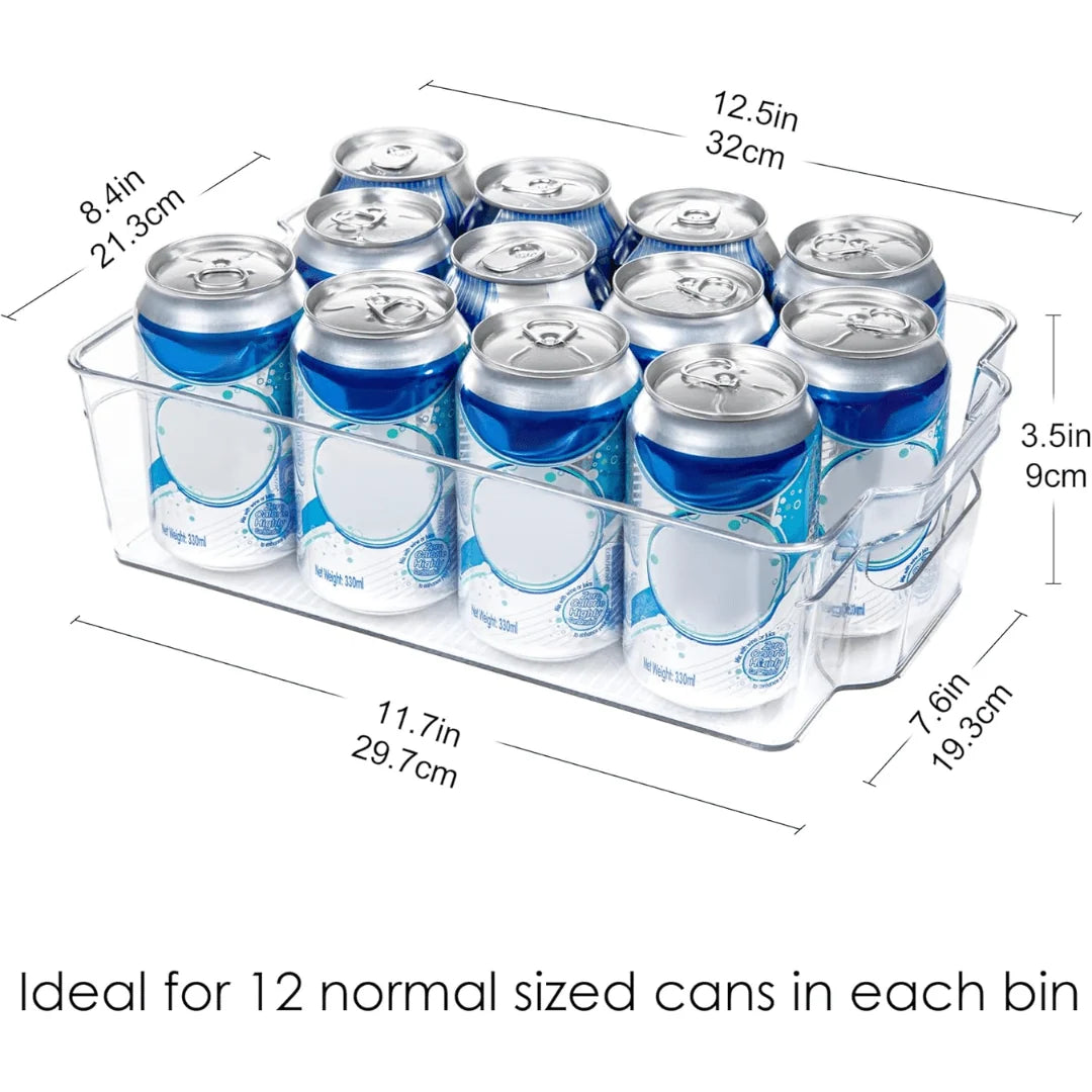 Food Storage Containers Transparent BPA-Free Set of 4