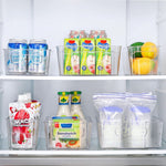 Food Storage Containers Transparent BPA-Free Set of 4