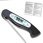 Food Thermometer Instant-Read Foldable Stainless Steel Probe
