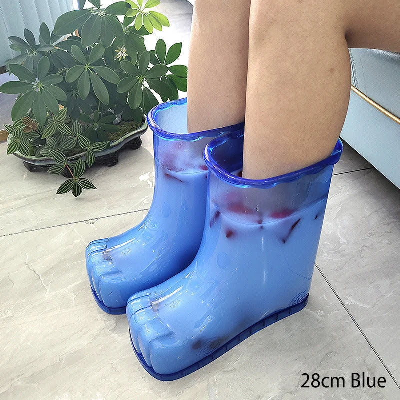 Foot Bath Enclosed Design Textured Massage Nubs Water-Saving
