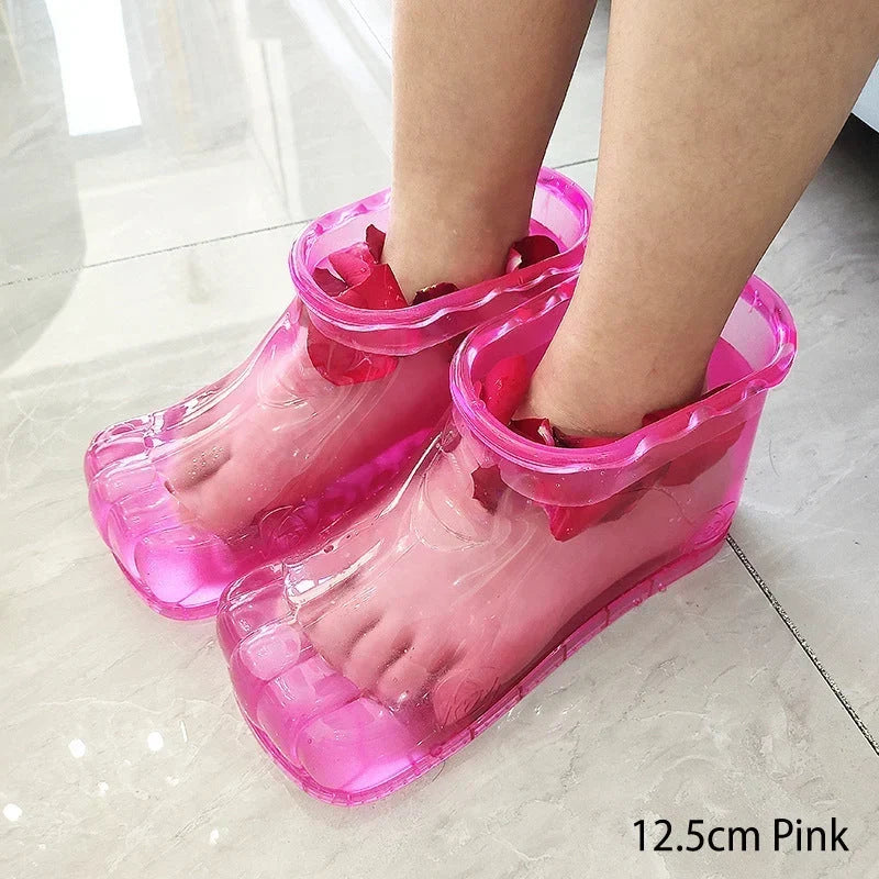Foot Bath Enclosed Design Textured Massage Nubs Water-Saving
