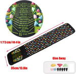 Foot Massage Mat Reflexology Stones Foldable & Portable