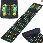 Foot Massage Mat Reflexology Stones Foldable & Portable
