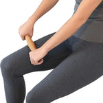 Foot Massager Roller Natural Wood Acupressure Ridges