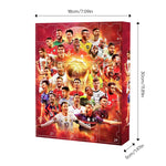 Football Advent Calendar 24 Miniature Figures for Christmas Countdown