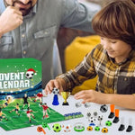 Football Advent Calendar Miniature Stadium Building Set 24 Pieces