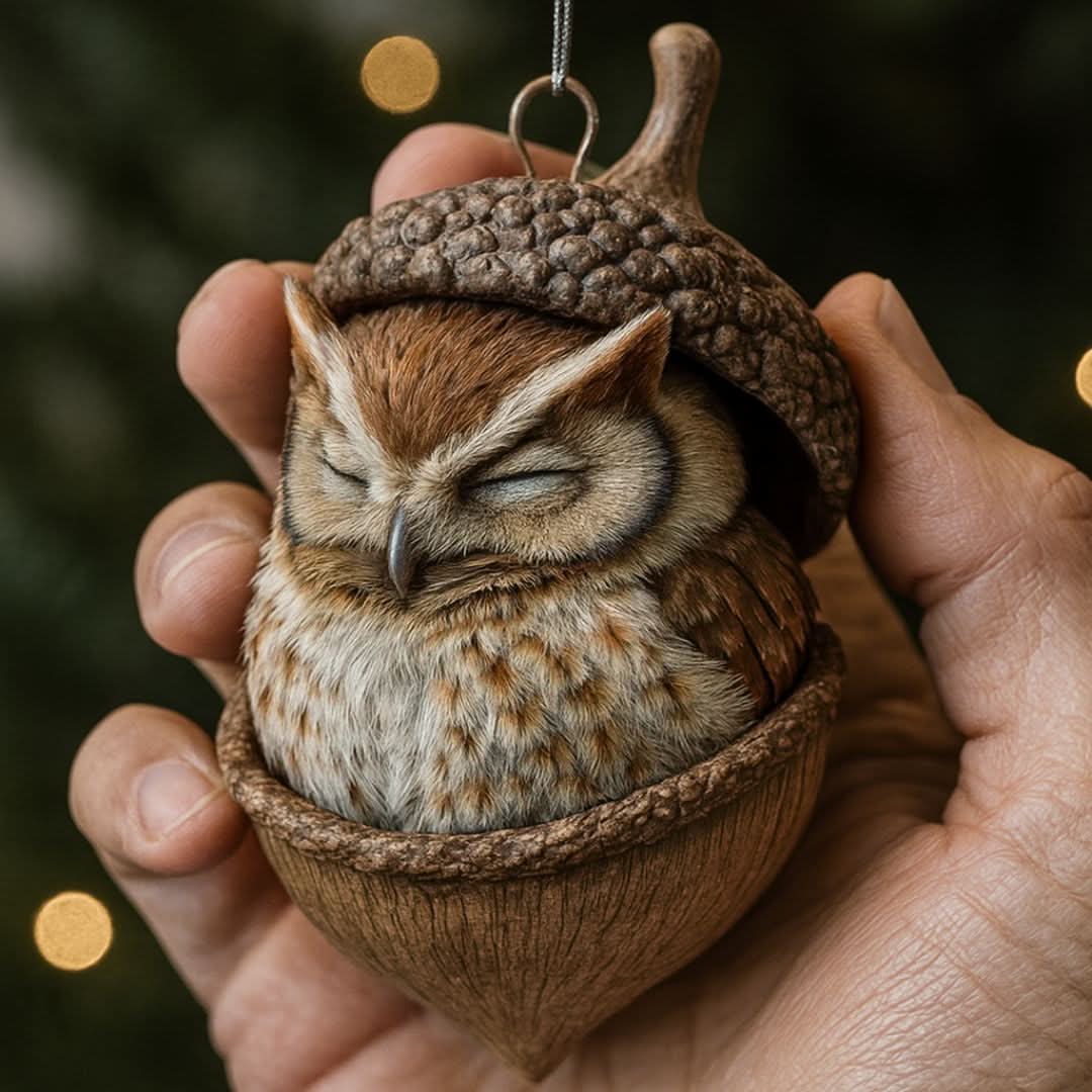 Forest Animal Figurine Sleeping Design Indoor & Outdoor Decor