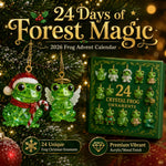 Frog Advent Calendar Crystal Figurines Set of 24