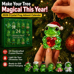 Frog Advent Calendar Crystal Figurines Set of 24