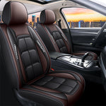 Front Seat Covers PU Leather Universal Fit 2-Piece