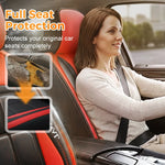 Front Seat Covers PU Leather Universal Fit 2-Piece