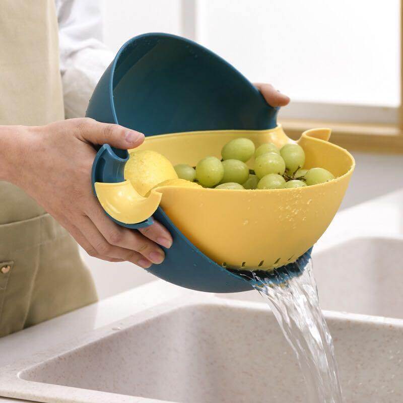 Fruit And Vegetable Colander Double-Layer Stackable